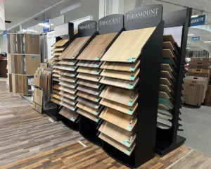 Product samples at Showroom | Derailed Commodity Flooring & Furniture