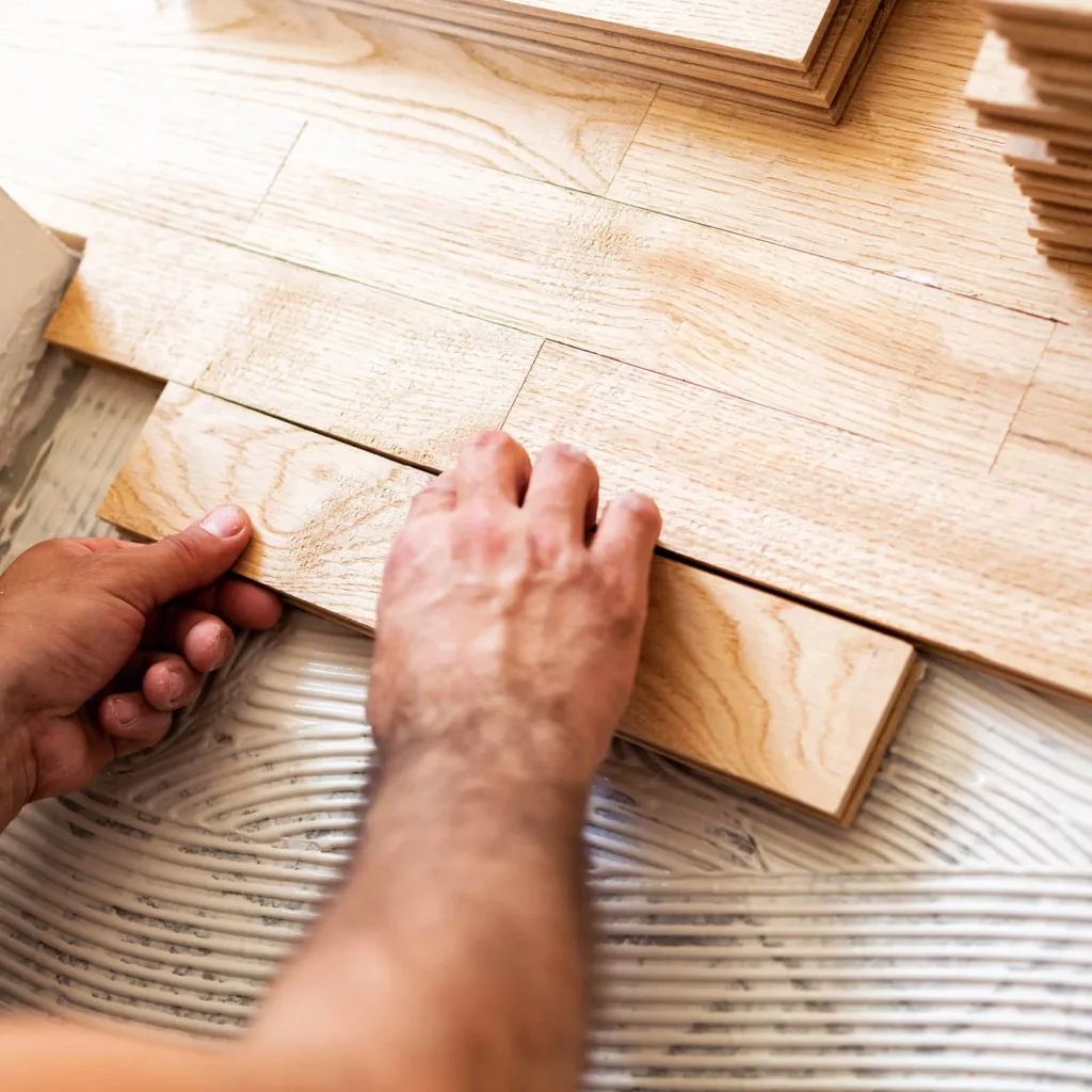 Hardwood flooring installation | Derailed Commodity Flooring & Furniture