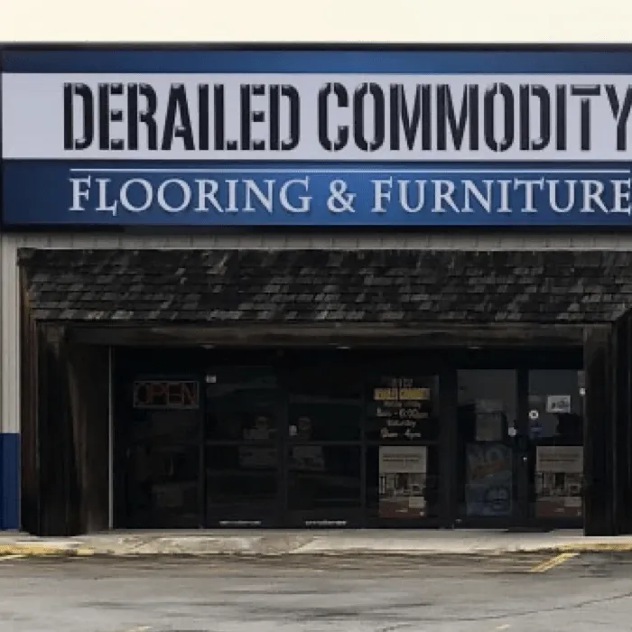 Store front | Derailed Commodity Flooring & Furniture